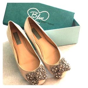 Betsey Johnson Blue Wedding flats